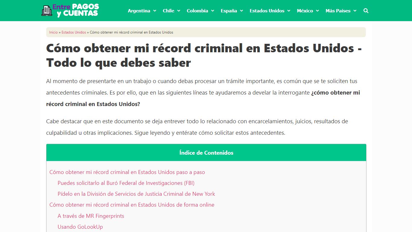 Cómo obtener mi récord criminal en Estados Unidos en 2022